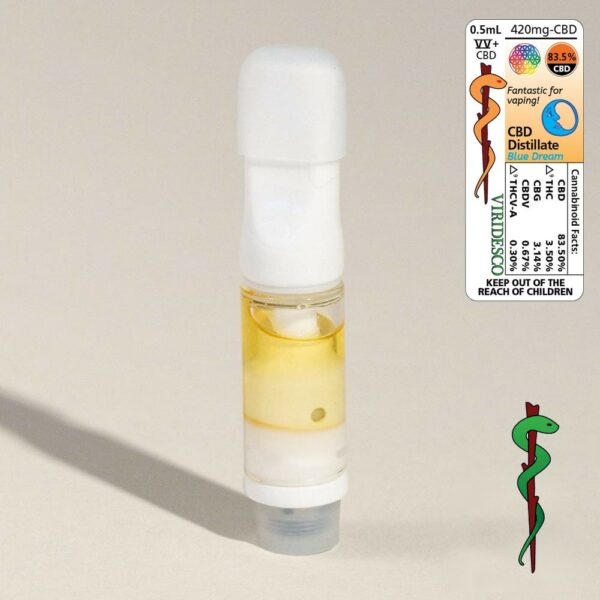 Viridesco – CBD Vape Cart – Blue Dream 0.5ml | Hush Cannabis Club Canada
