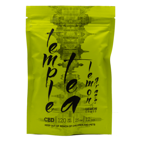Temple Tea – Lemongrass CBD Tea – 120mg | Hush Cannabis Club Canada