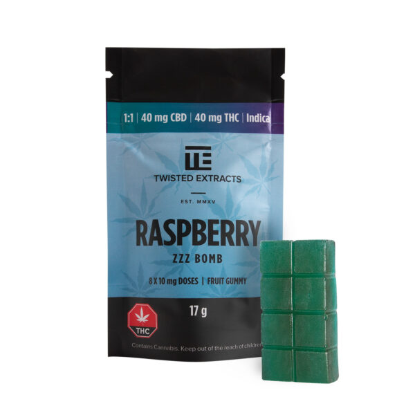 Twisted Extracts – Blue Raspberry 1:1 Zzz Bombs | Hush Cannabis Club Canada