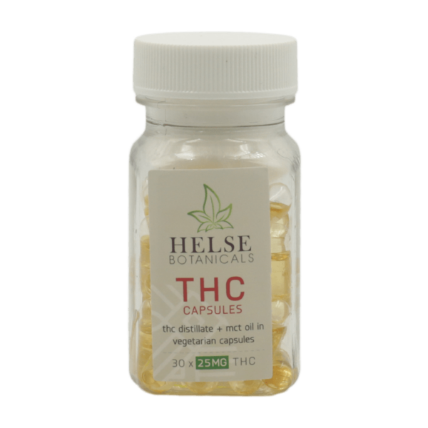 Helse Botanicals – THC Capsules – 25mg | Hush Cannabis Club Canada