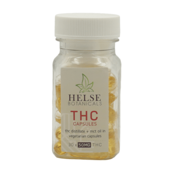Helse Botanicals – THC Capsules – 50mg | Hush Cannabis Club Canada