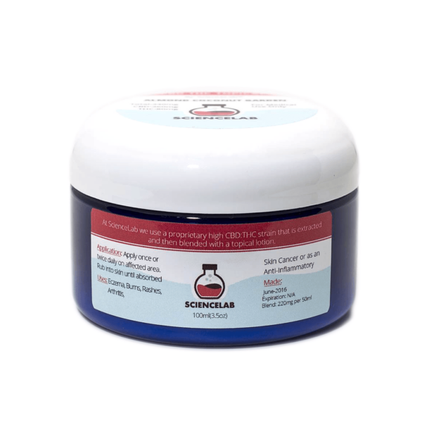 Sciencelab – 1:1 Topical – Almond Coconut Garden – 290mg | Hush Cannabis Club Canada
