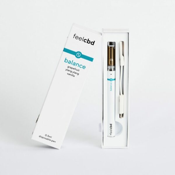 FeelCBD – Balance – Dispsable CBD Vape Pen 0.5ml | Hush Cannabis Club Canada