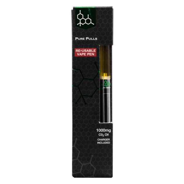 Pure Pulls – CO2 Oil Reusable Vape Pen – Sativa 1ml | Hush Cannabis Club Canada