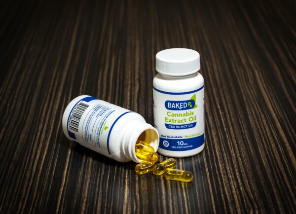 Baked Edibles – CBD Extract In MCT Oil Capsules 10mg or 20mg | Hush Cannabis Club Canada