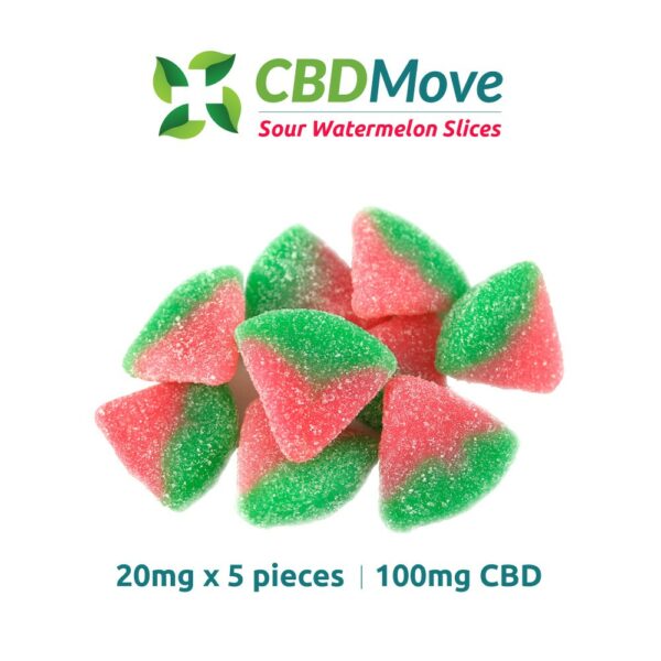 CBD Move – CBD Gummies – Watermelon – 100mg CBD | Hush Cannabis Club Canada