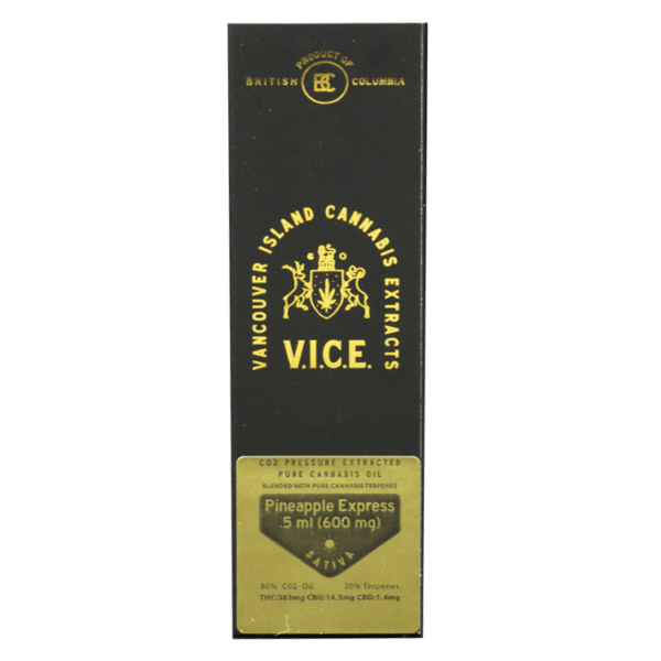 Vice – CO2 Oil Refill Cartridges – Pineapple Express 0.5ml | Hush Cannabis Club Canada