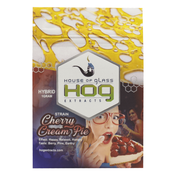 House Of Glass – Shatter – Cherry Cream Pie 1g | Hush Cannabis Club Canada