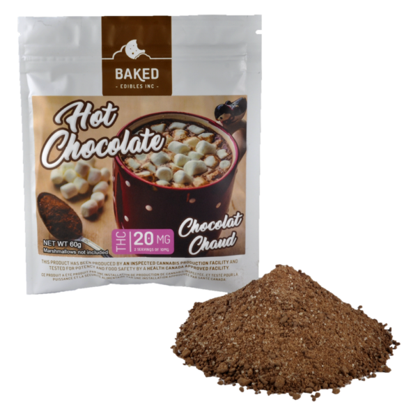 Baked Edibles – Hot Chocolate 20mg THC | Hush Cannabis Club Canada