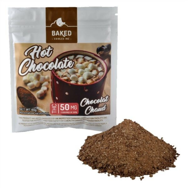 Baked Edibles – Hot Chocolate 50mg THC | Hush Cannabis Club Canada