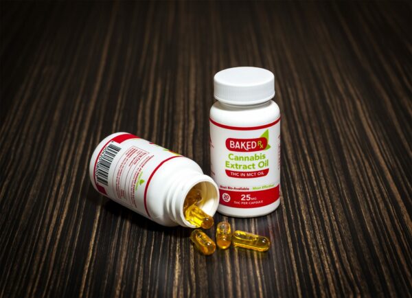 Baked Edibles – THC Extract Capsules 25mg | Hush Cannabis Club Canada