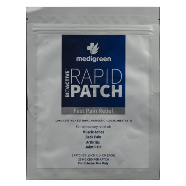 Medigreen Rapid CBD Patch – Fast Pain Relief | Hush Cannabis Club Canada