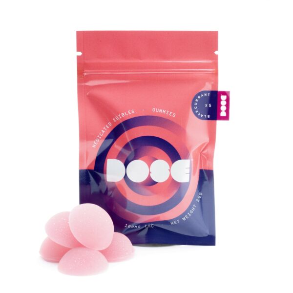 Dose Edibles Gummies – Blackcurrant | Hush Cannabis Club Canada