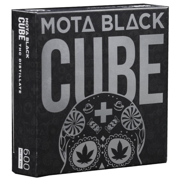 MOTA Black Cube – 600mg THC Milk Chocolate Cube | Hush Cannabis Club Canada