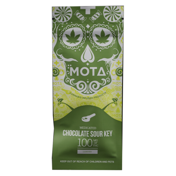 MOTA Edibles – Chocolate Sour Key – 100mg THC | Hush Cannabis Club Canada