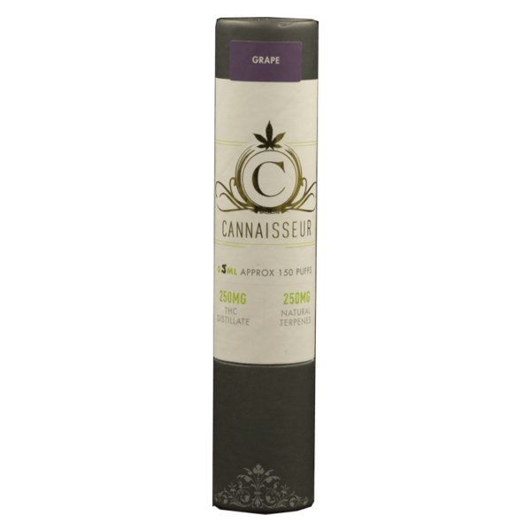 Cannaisseur – Disposable THC Distillate Pen – Grape 0.3ml | Hush Cannabis Club Canada