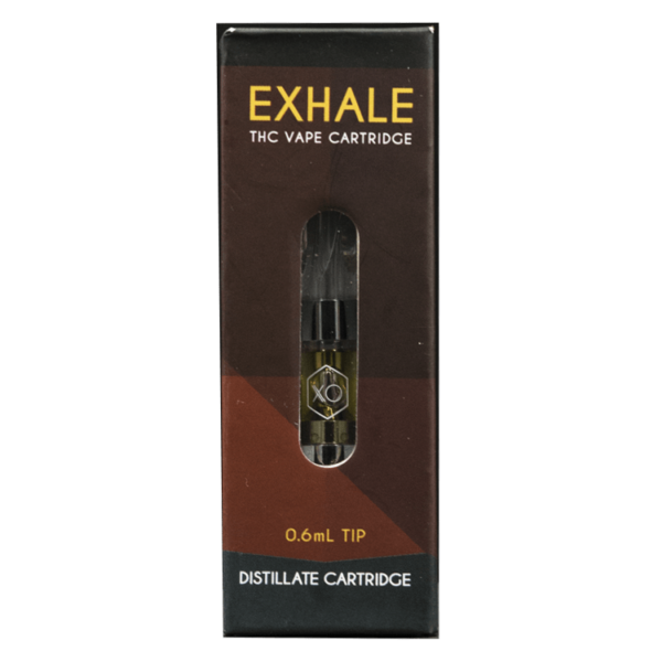 XO Exhale – THC Distillate Refill Cartridge – Banana Kush 0.6ml | Hush Cannabis Club Canada