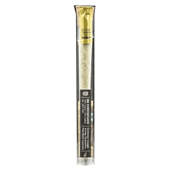 Flowerpwr – Pre-Roll – BB Cheesecake – 1g | Hush Cannabis Club Canada