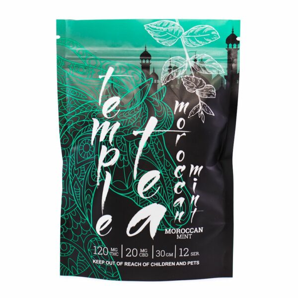 Temple Tea – Moroccan Mint – 120mg THC | Hush Cannabis Club Canada