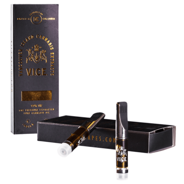 Vice – CO2 Oil Refill Cartridges – BC Kush 0.3ml | Hush Cannabis Club Canada