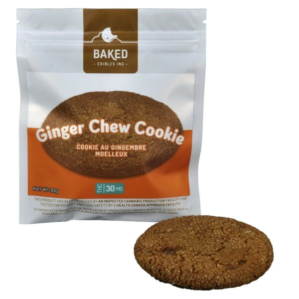 Baked Edibles – Cookie – Ginger Chew 30mg THC | Hush Cannabis Club Canada