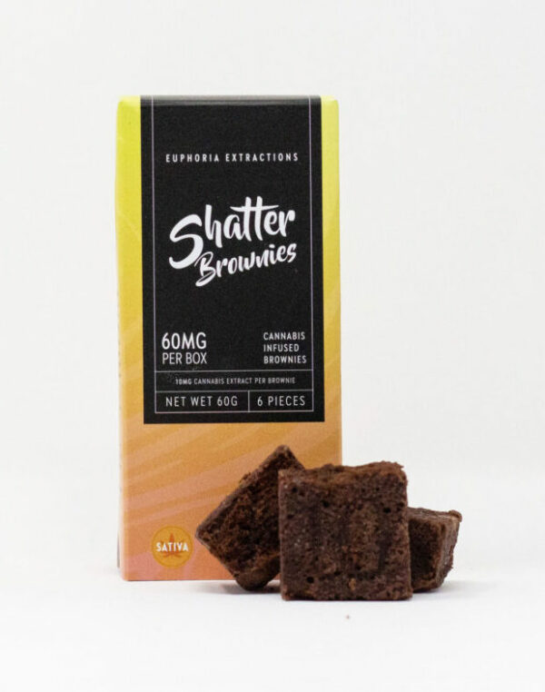 Euphoria Extractions – Shatter Brownies (Sativa) | Hush Cannabis Club Canada