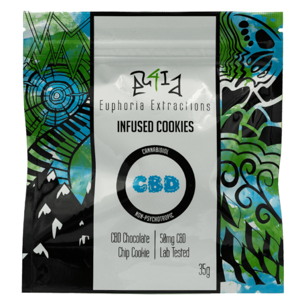 Euphoria Extractions – CBD Cookie – 50mg | Hush Cannabis Club Canada