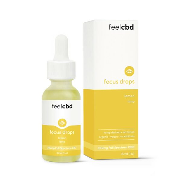 FeelCBD – Focus Drops – CBD Tincture 300mg | Hush Cannabis Club Canada