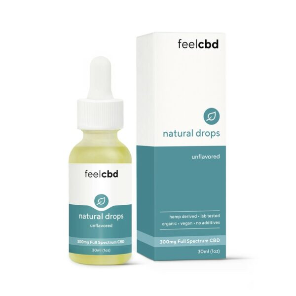 FeelCBD – Natural Drops – CBD Tincture 300mg | Hush Cannabis Club Canada