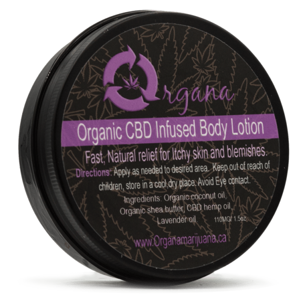 Organa – Organic CBD Infused Body Lotion | Hush Cannabis Club Canada
