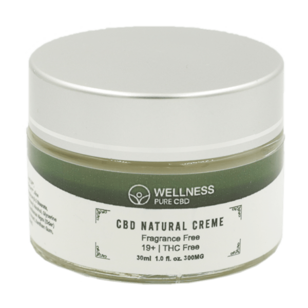 Wellness Pure CBD – Natural Creme – 500mg | Hush Cannabis Club Canada
