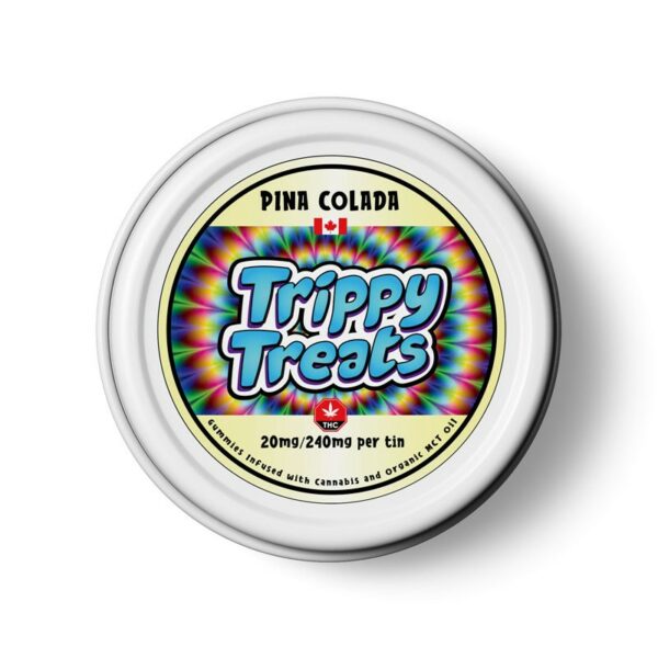 Trippy Treats – Hawaiian Fruit Punch Gummies – 400mg THC | Hush Cannabis Club Canada