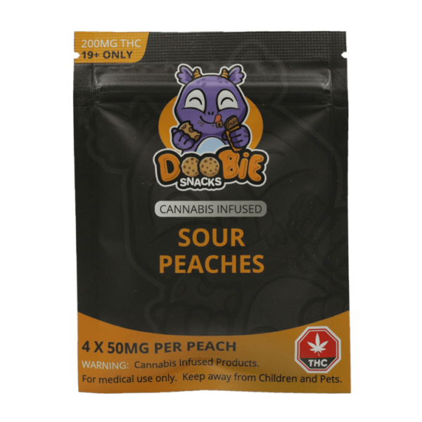 Doobie Snacks – CBD Sour Gummy Bears – 150mg CBD | Hush Cannabis Club Canada