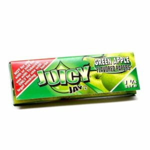 Juicy Jay’s – Hemp Papers (1.25 inch) – Green Apple | Hush Cannabis Club Canada