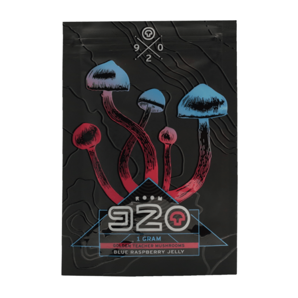 Room 920 – Blue Raspberry Jelly – 1 Gram (Golden Teacher Mushrooms) | Hush Cannabis Club Canada