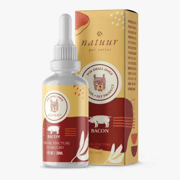 Natuur – Pet Series – CBD Oil For Small Dogs – Bacon Flavour – 125mg | Hush Cannabis Club Canada