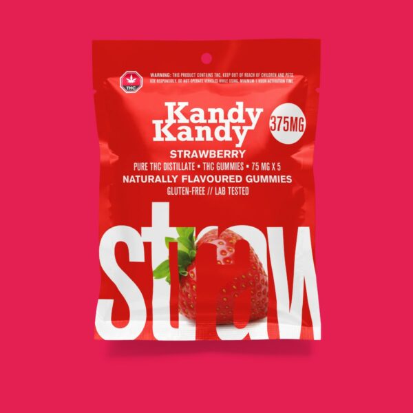 Kandy Kandy – Strawberry Gummies | Hush Cannabis Club Canada