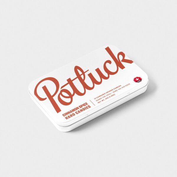 Potluck – Hard Candy – Cinnamon Spice – 300mg THC | Hush Cannabis Club Canada