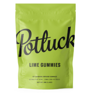 Potluck Extracts – Lime Gummies (CBD) – 200mg | Hush Cannabis Club Canada