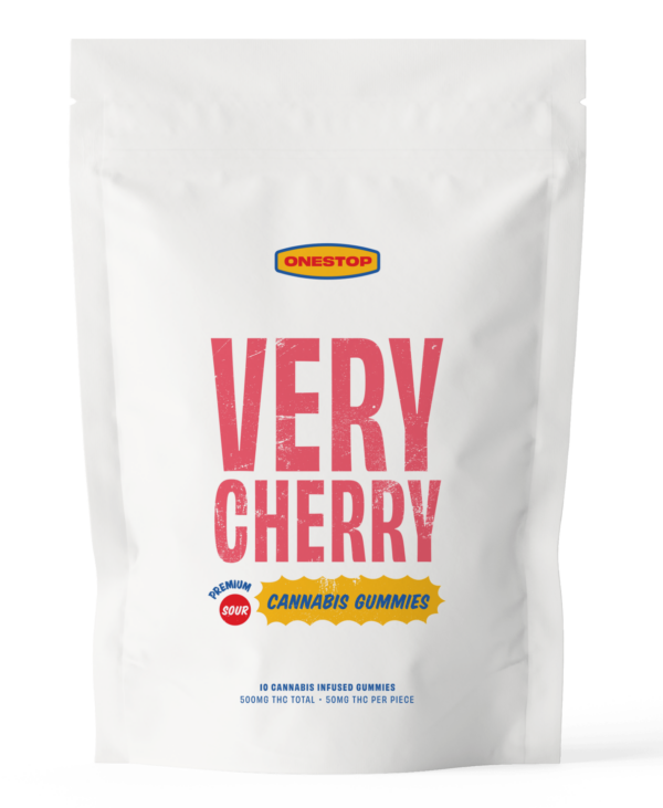 Onestop – Very Cherry THC Gummies 500mg | Hush Cannabis Club Canada