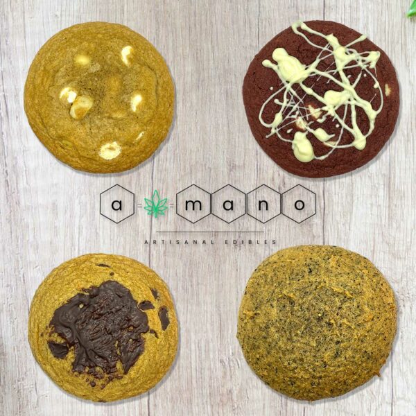 Amano Edibles – Cookies – 200mg | Hush Cannabis Club Canada