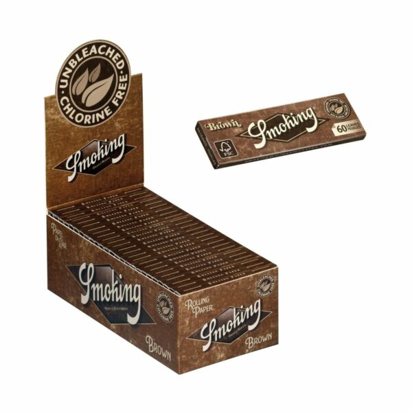 Smoking – Brown Rolling Paper – Single Wide Unbleached | Hush Cannabis Club Canada